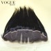 8A Grade Human Virgin Hair Straight 13x4 Lace Frontal Closure With Baby Hair,Natural Color